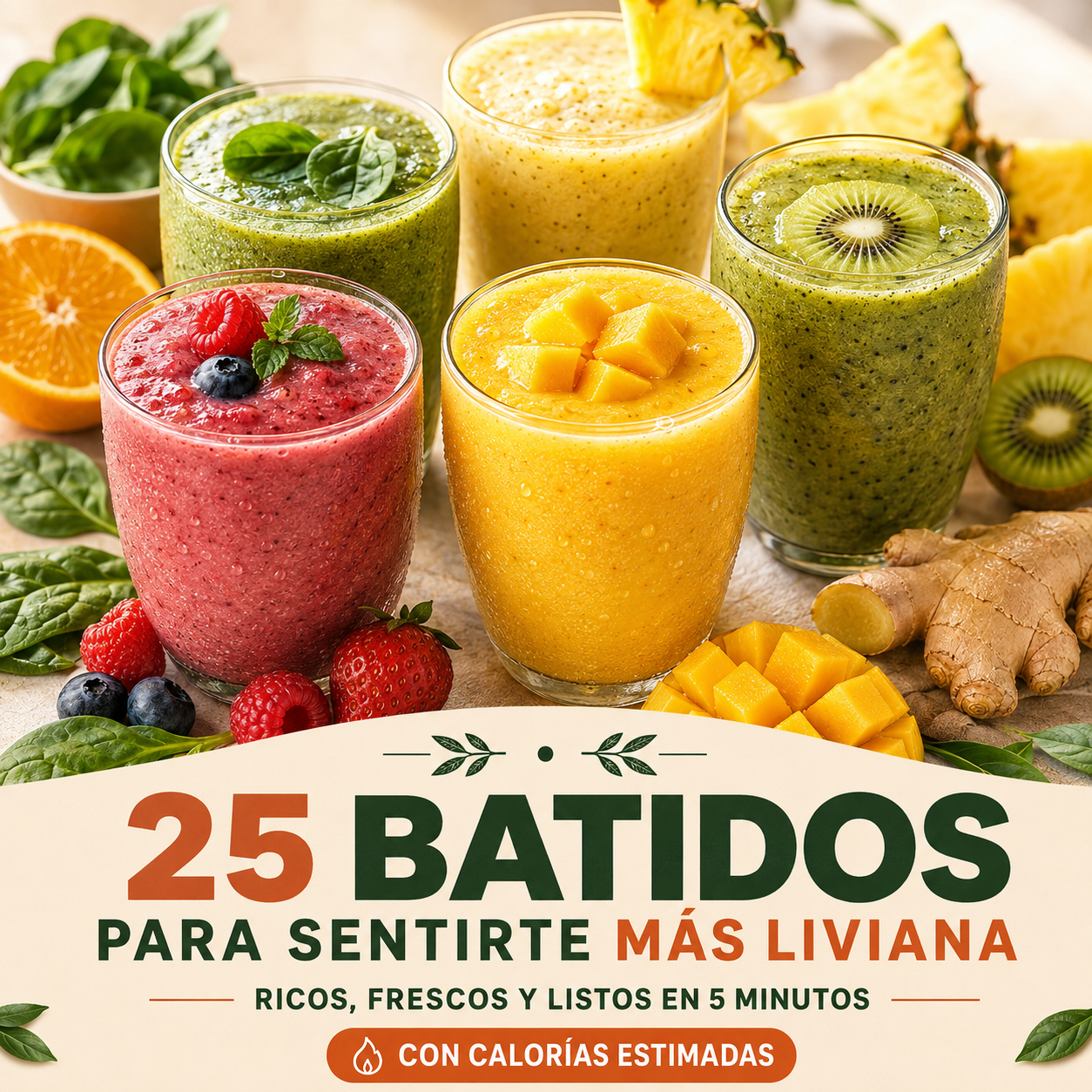 Batidos para sentirte liviana